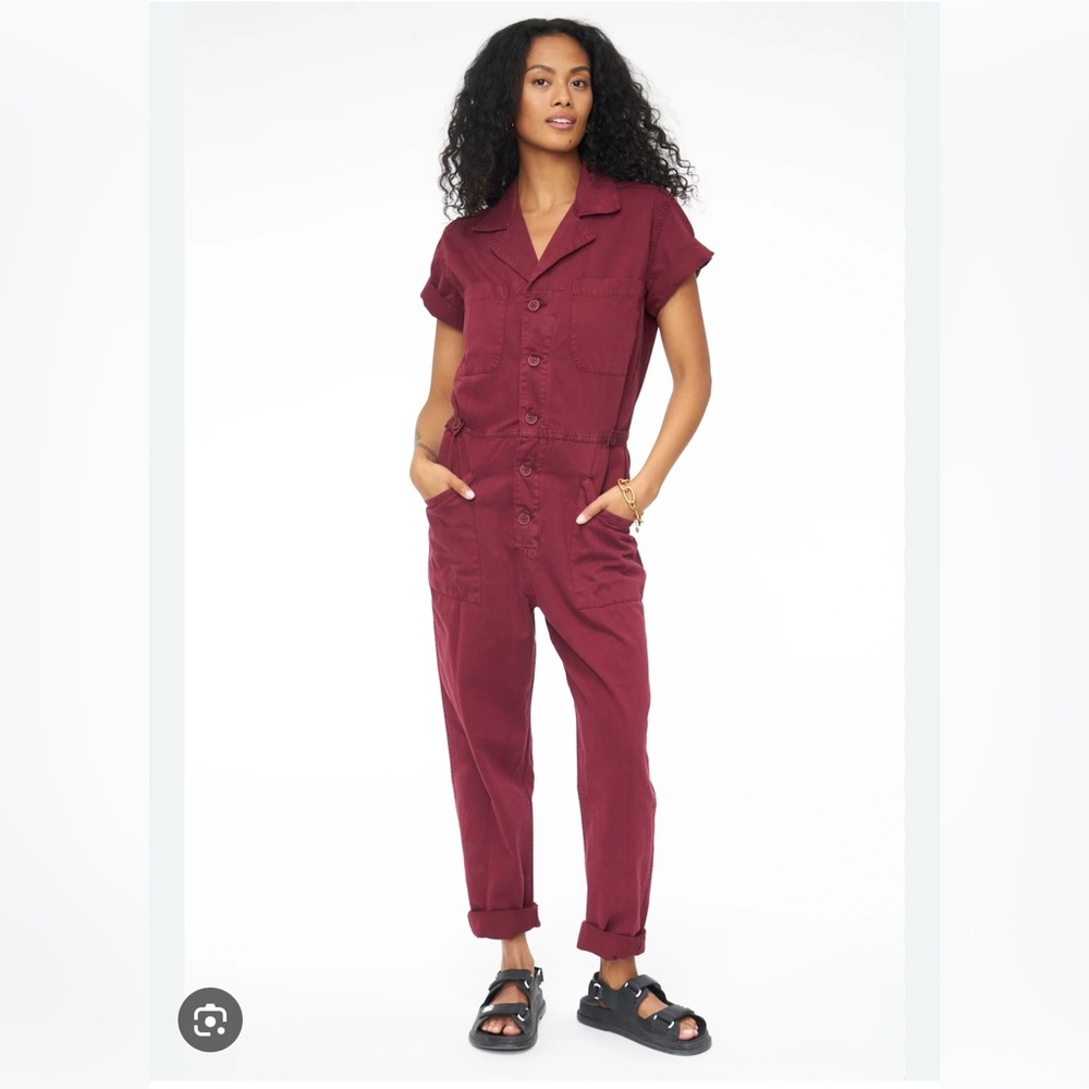 Pistola Burgundy Jumpsuit
